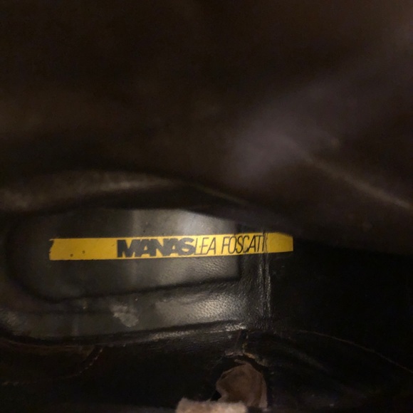 Manas Lea Foscati Leather Italian Cowboy Boots - Picture 4 of 14